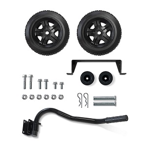 Champion Wheel Kit with folding handle and never flat tires for 2800 to 4750 generators.