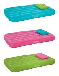 Intex Cozy Kidz Inflatable Airbed for camping.