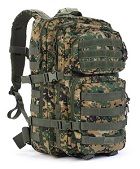 Red Rock Outdoor Gear Large Assault Pack Green Camouflage.