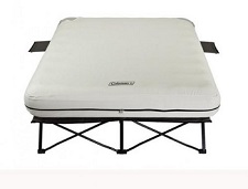Coleman QueenCot with Air Bed Mattress for Tent Camping, RV, Home Use.