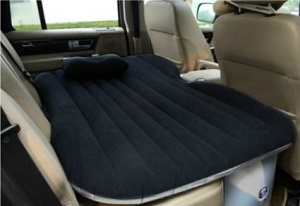 Heavy Duty Car Travel Inflatable Air Bed Mattress with electric pump for Car, SUV Back Seat.