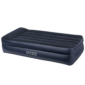 Twin Size Intex Pillow Rest Air bed Mattress with Electric Pump.