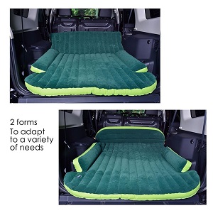 Inflatable Travel Air Mattress for SUV Vehicle Cargo Area.