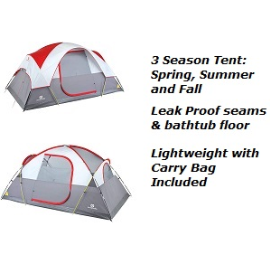 Outbound 6 Person Camping, Backpacking Tent.