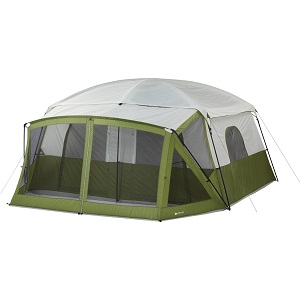 Spacious Ozark Trail 12 Person Tent with Screen Porch