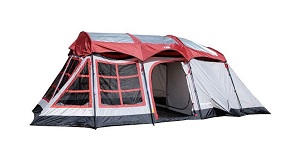 Tahoe Gear Glacier 14 Person 3 Season Big Family Cabin Tent with Screen House Room.