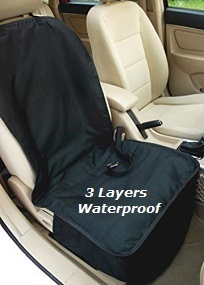 Nac and Zac Deluxe Waterproof Bucket Pet Seat Covers for Cars, SUV, Trucks Front Seat.