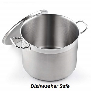 20 quart stock pot, stainless steel for cooking big pots of stew, soup, etc. for your family and freinds.