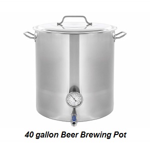 40 gallon stock pot, stainless steel by Concord Cookware.