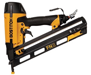 Bostitch N62FNK-2 Industrial 15 Ga. Oil-Free Angled Finish Nailer Kit.