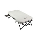 Coleman Single Airbed Cot with Mattress and Side Table.