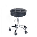 Leopard Adjustable Round Rolling Stools, Work Stools with Wheels.