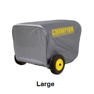 Weather Resistant Storage Cover for 4800 to 11,500 watt Champion Power Equipment Portable Generator Rain Cover C90016 Large Size Cover.