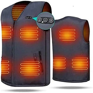 Warm, Adjustable heated vest for men in Heated Clothing. This heated vest for men is perfect for staying warm while camping, hiking, hunting, skiing or just work at home during winter cold weather.