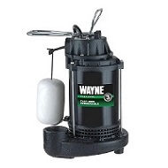 Wayne 1/3 HP Submersible Cast Iron Sump Pump with Integrated Float Switch CDU790