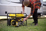 liten bärbar Generator som också är RV redo att användas under dina resor.