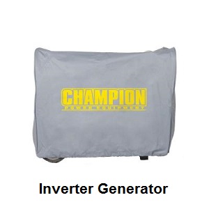 Champion Power Equipment Custom Made Vinyl Inverter Generator Cover for 3100 Watt generator both manual and remote start.