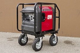 Quiet Compact Honda EU3000is Gas Powered Portable Inverter Generator.