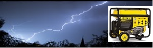 Lightning and Portable Generator