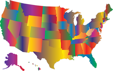 United States Map.