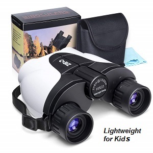 Outdoor Fun and Educational Toys for Kids - Best Christmas Children Gifts for the Outdoorsy Kid. Kid size real binoculars for bird watching and more. Best Birding Binoculars for Kids. 