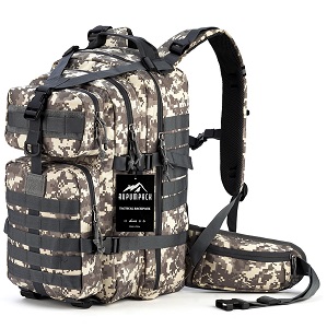 Rupumpack Military Tactical Assault Backpack Camouflage.