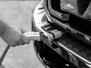 Using quick connect jumper cables to boost your vechicles low battery.