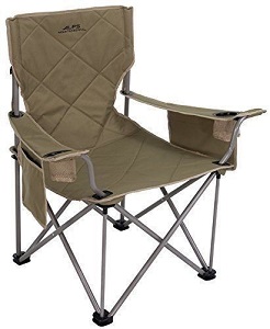 ALPS Mountaineering Extra Wide King Kong Folding Heavy Duty Camp Chair with Padded Seat and Back.