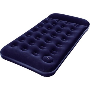 Bestway Inflatable Twin Easy Inflate Air Bed Mattress with Pillow Rest for Camping.