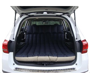 Car Double Inflatable Air Bed Mattress for Sleeping in your SUV Cargo Hatch Area.