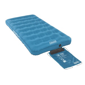 Coleman DuraRest Single High Airbed for camping or indoor use. This single high airbed supports up to 300 lbs.