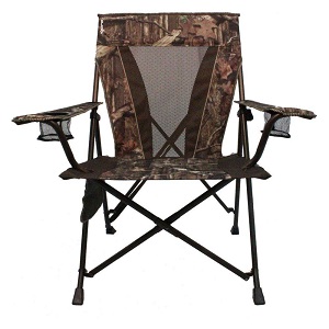 Kijaro XXL DualLock Folding Chair with Sag Free Seating supports up to 400 lbs. in weight capacity.