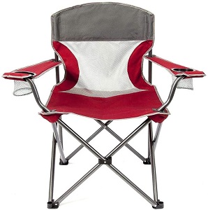 350 lb. Weight Capacity Jumbo Comfort, XL Folding Outdoor Quad Camp, Tailgate Chair.