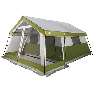 Ozark Trail 10 Person Family Cabin Tent with Screen Room.