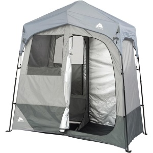 Ozark Trail Instant 2 Room Camping Double Shower / Changing Shelter Outdoor Tent.