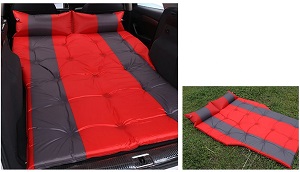 Sleeping Comfortably in the cargo area of your SUV on this R & R Car Outdoor Inflatable Air Bed Mattress for Back of SUV.