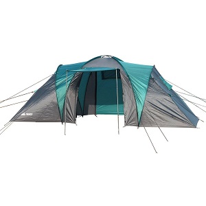 Semoo 4 Person 2 Door 2 Room Family Camping Tent.