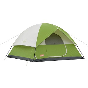 Coleman Sundome 6 Person Dome Camping Tent.