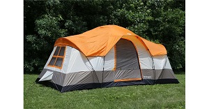 Tahoe Gear Olympia 10 Person Family Camping Tent with Electrical Power Access Port.