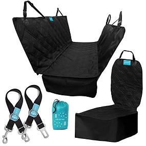 Duke and Dixie Backseat Hammock Seat Cover and Front Seat Cover Combo Kit. 