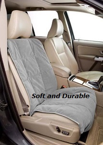 Duragear Bucket Car Seat Cover for Dogs, MicroVelvet cover for the front seat of your car, SUV, Truck.