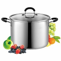 2 Gallon Stainless Steel Stock Pot.