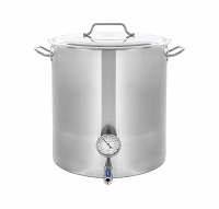 40 Gallon stainless steel stock pot, brew kettle.