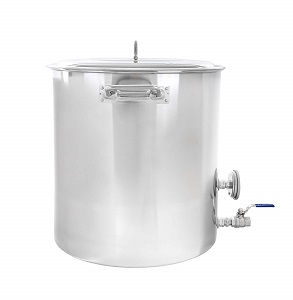 160 quart stainless steel stock pot.