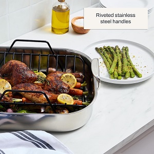 All Clad Stainless Steel Roasting Pan for large turkey.