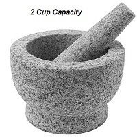 Mortar and Pestle Set, Granite Granite Mortar and Pestle Set.