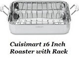 Cuisinart 16 inch roaster with rack.
