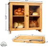 Best in 2 door 2 loaves Bread Box for Your Kitchen Countertop