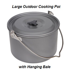 Portable Outdoor Boiling Pot for use while camping out.