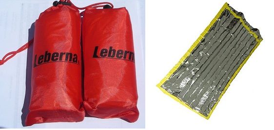 Lightweight NASA Mylar heat reflective Sleeping Bag thermal for use in your car, camping, hiking, homeless, cold weather survival.